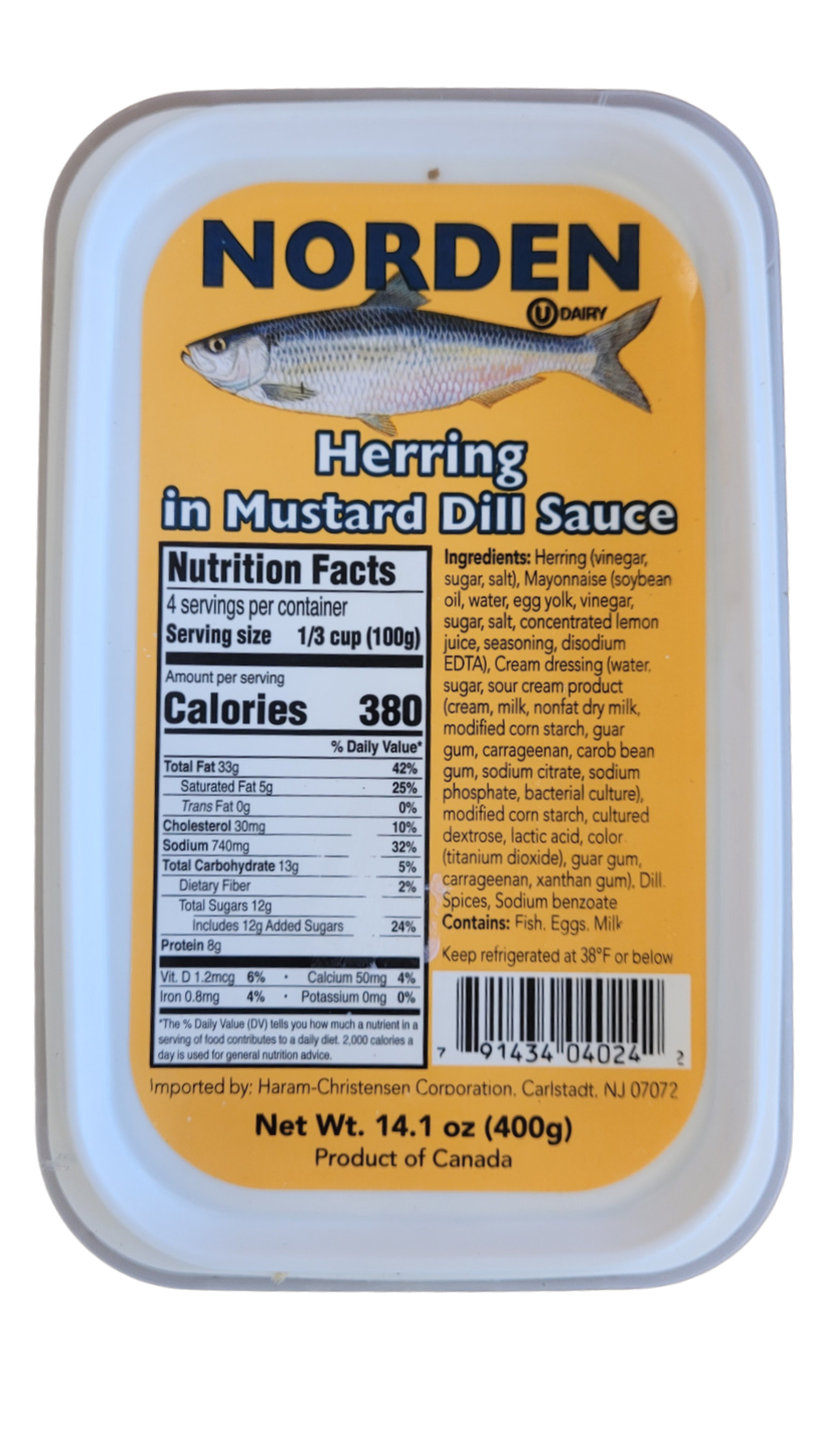 Norden Herring Salad in Mustard Dill Sauce 14.1 oz